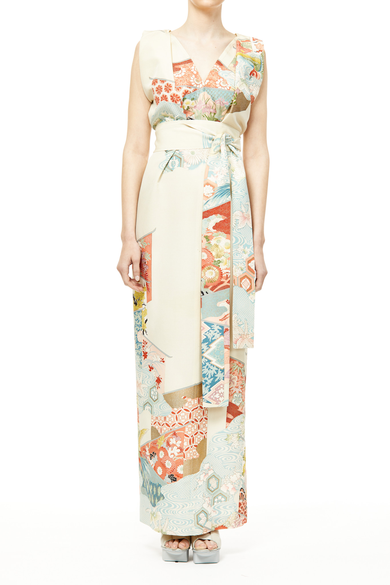 Silk japanese outlet dress